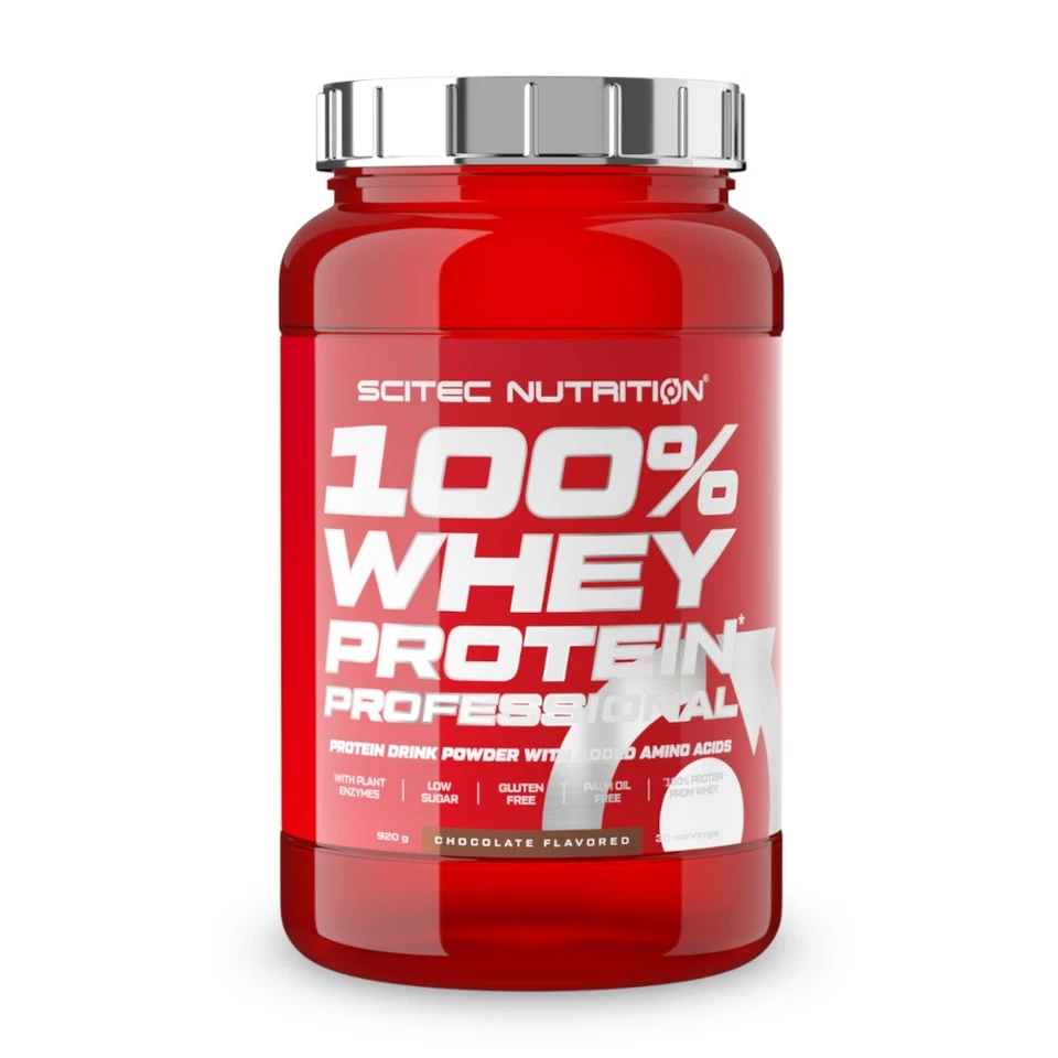 (35,76 EUR/kg) Scitec Nutrition 100% Whey Protein Professional 920g Dose - Bild 1 von 1