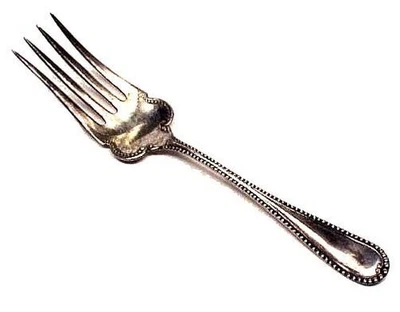 Tenedor de carne fría Wm Rogers Sevilla 1898 cubiertos internacionales plateados para servir Foto 1 de 3