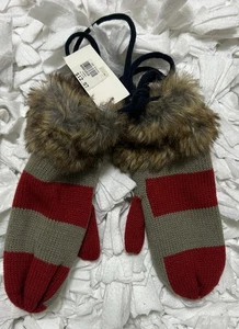 Mode Schal USA Strick Fäustlinge Handschuhe Set Neu mit Etikett - Bild 1 von 2