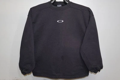 Vintage 90s Oakley Software Sweatshirt Center Logo LARGE Embroidered ULTRA RARE - Image 1 of 4