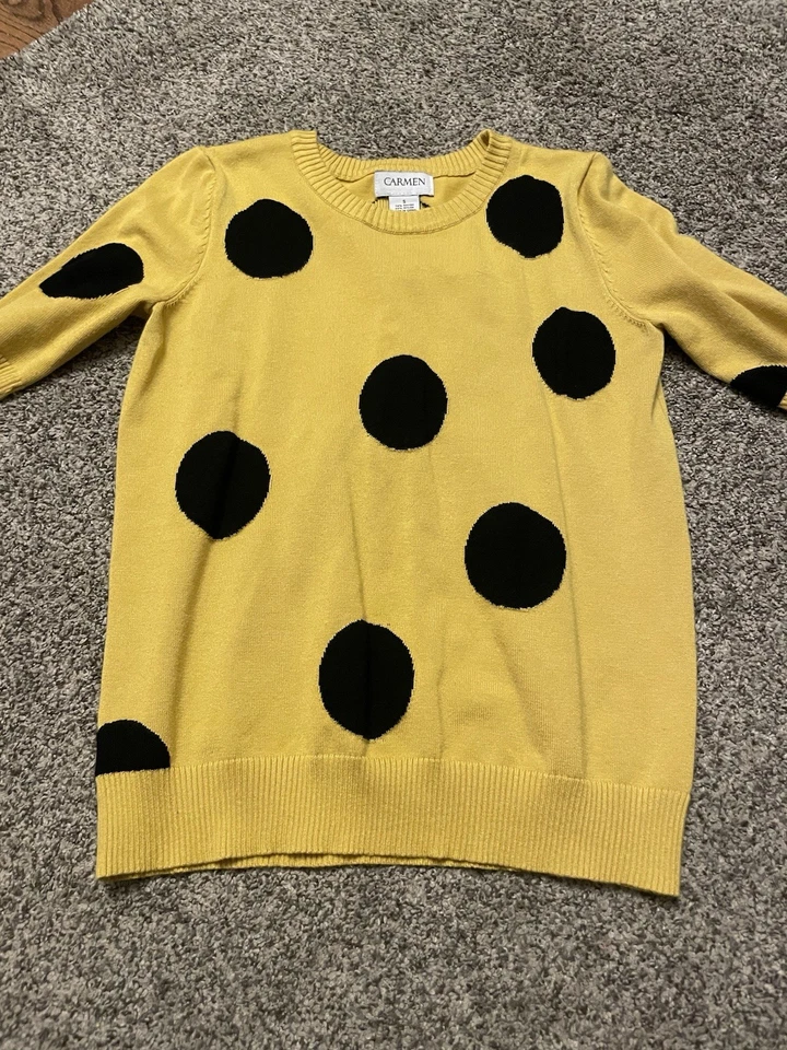 Женский свитер топ в горошек - Изображение 1 из 4