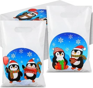 150 Piezas Navidad Invierno Pingüino Fiesta Favor Bolsas Regalo 11.81 x 7.87 pulgadas Cumpleaños - Imagen 1 de 4