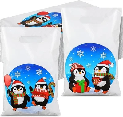 150 Piezas Navidad Invierno Pingüino Fiesta Favor Bolsas Regalo 11.81 x 7.87 pulgadas Cumpleaños Foto 1 de 4