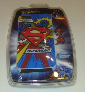 iHip Superman iphone 5 Cover Earbuds Case Head Phones Bundle Comic Strip BNIB - Picture 1 of 2