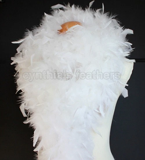 80 Gram Chandelle Feather Boa, 30+ colors & patterns to pick up from, New - Image 1 of 1
