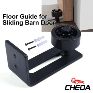 1x Bodenführung für Schiebetür Scheunentor Hardware Kit Wandmontage verstellbar USA - Bild 1 von 12