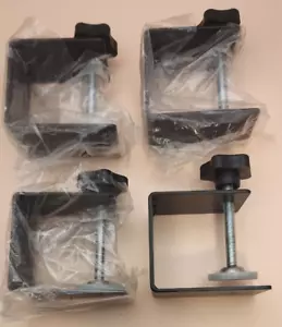 Caja de 4 (Cuatro) - 2.5" - Abrazaderas delanteras de cajón - Negro - Imagen 1 de 3