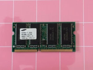 128MB PC-133 SAMSUNG M464S1724DTS-L7A Laptop Memory Stick PC133 3.3V SDRAM CL3 - Picture 1 of 5