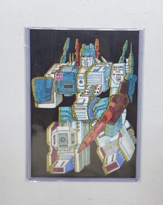 Dynamite Transformers 40th 5x7 Metroplex 1/1 Sketch Signed Dan Neidlinger - Picture 1 of 2