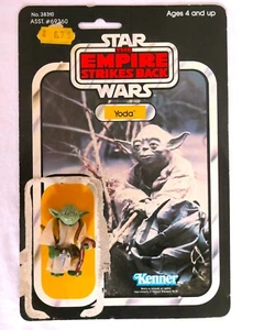 Star Wars Vintage 1977 78 80 Kenner Yoda Empire Strikes Back mit Cardback - Bild 1 von 2