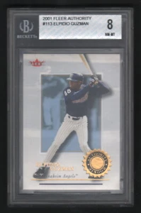 2001 Fleer Authority - ELPIDIO GUZMAN - #113, BECKETT NM-MT 8, RC - Picture 1 of 1