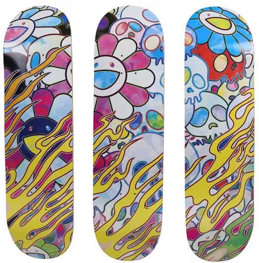 村上隆在滑板甲板| eBay