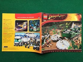 (Q63) CATALOGO montaggio LEGO 7626 INDIANA JONES 2008 Prospekt Catalogue KATALOG
