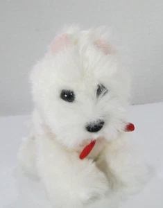 Peluche Build a Bear Promise Pet 4" White Terrier imbottito bambino cucciolo cane peluche - Foto 1 di 7