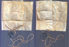 DOCUMENTO ORIGINALE BOLLA PAPALE CON SIGILLO PAPA PIO VI 1788 - GBR510