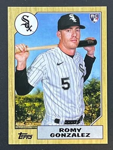 ROMY GONZALEZ RC 2022 Topps Archives 1987 Topps #260 Chicago White Sox - Picture 1 of 2