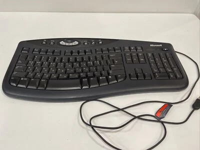 Microsoft Comfort Curve Keyboard 2000 V1.0 Korean/English Factory Keys KU-0459 - Image 1 of 4