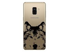 Case Samsung A8 Plus 2018 Flexible And Resistant Shockproof - Wolf