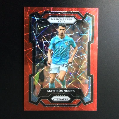 2023-24 PANINI ENGLISH PREMIER LEAGUE RED VELOCITY PRIZM /49 MATHEUS NUNES #16 - Image 1 of 2