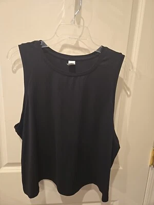Camiseta sin mangas Xersion para mujer cuello alto negra XXL Foto 1 de 2