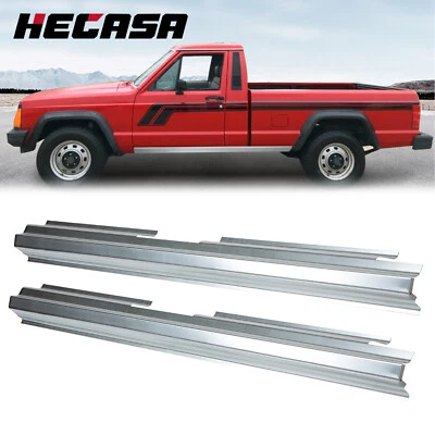 Fit For 1984-1996 Jeep Wagoneer & Comanche Slip-On Rocker Panels - Imagem 1 de 4