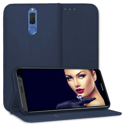 Funda libro para Huawei Mate 10 Lite/Huawei G10 (5.9'') Case Flip Magnética azul - Imagen 1 de 4
