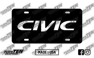 Placa de matrícula de tocador Honda Civic 1996-2000 JDM EK9 EK4 EM1 - Imagen 1 de 1