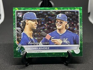 2022 Topps Update - Rookie Debut Green Foil /499 MJ Melendez (RC) - Witt Jr. - Bild 1 von 2