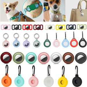 AirTag Case For Apple Air Tag Cover Tracker LEATHER Car Key Ring Protective Ca ♢ - Picture 1 of 46