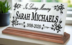 Loved One Memorial Plaque for Indoor Shelf or Mantel Remembrance Gift - Picture 1 of 7
