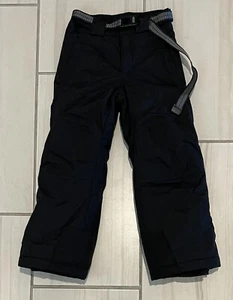 Columbia Niños Jóvenes Esquí Nieve Pantalones Talla 6/7 Negro Cintura Ajustable - Imagen 1 de 8