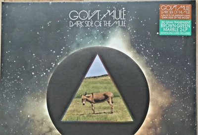 GOV'T MULE Dark Side Of The Mule 2-LP Limited Ed Green Marble Vinyl Pink Floyd - Image 1 of 4