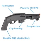 BBTac Airsoft Shotgun Pump Action Gun Spring Loaded M401 Door Breacher Shorty BB