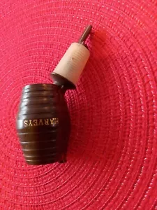 Vintage Harveys Bristol Cream Barrel Bottle Stop Stop and pourer spout - Picture 1 of 3