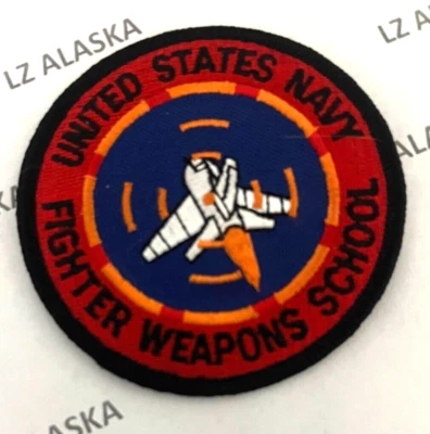 U.S. NAVY FIGHTER WEAPONS SCHOOL 3" PATCH (N4) NAVAL AVIATION TOP GUN