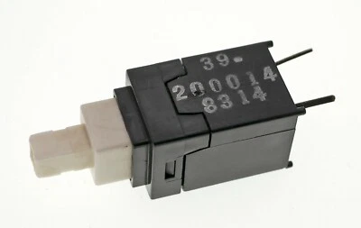 Interruptor pulsador estilo botón llave ITM/Licon Series 39, 39-200014 SPST NOS Foto 1 de 3