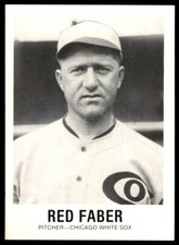 1977 GALASSO GLOSSY GREATS - #121 RED FABER CHICAGO WHITE SOX
