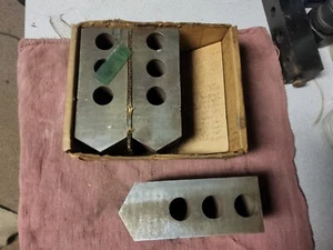 12" x 2.3" Ht Kitagawa B212 Soft Steel Pointed Cnc Lathe Chuck Jaw Set Samchully - Picture 1 of 3