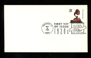 US FDC #3184 / 3184i USPS Pictorial 1998 IL CTC 1920's Radio Entertainment - Picture 1 of 2