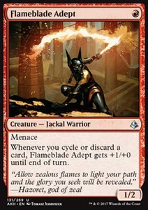 MTG 2x FLAMEBLADE ADEPT - ESPERTO DELLA LAMA INFUOCATA - AKH - MAGIC - Picture 1 of 1