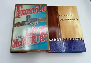 Texasville 1987 & Duane's Depressed 1999 Larry McMurtry First Edition Hardback - Foto 1 di 2