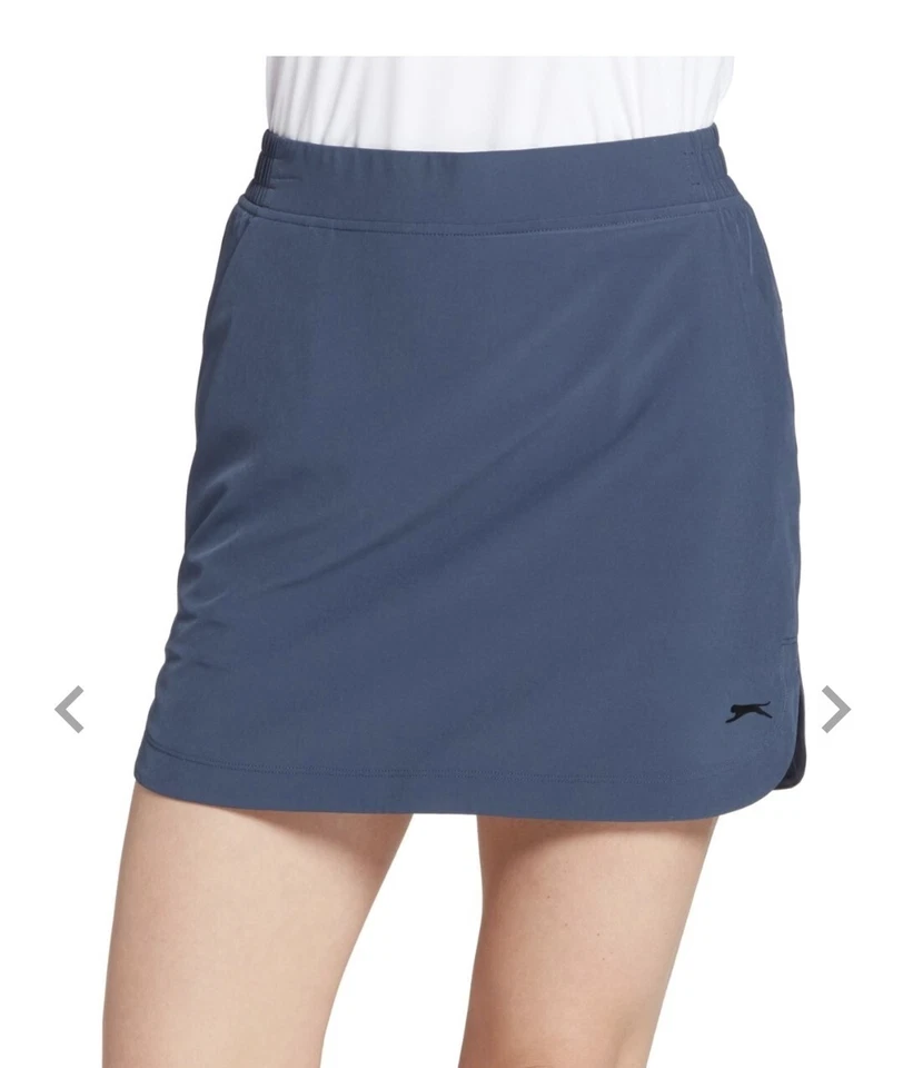 Slazenger Women's Pull On Golf Skort Blue Gray Womens Size XXL Skirt Shorts