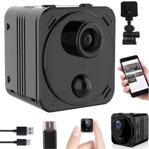 Mini Kamera 4K WLAN Überwachungskamera Live Übertragung Handy APP WiFi für Innen - Bild 1 von 22