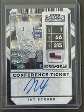 2020 Contenders Draft Picks Jay Scrubb Conference Ticket SP/99 Auto RC
