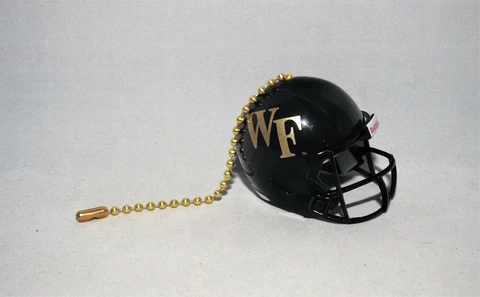 WAKE FOREST DEMON DEACONS Ceiling Fan HELMET PULL CHAIN New Football (1 hole) Cover