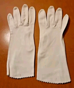 Vintage Van Raalte Ladies Dress Gloves White Small - Picture 1 of 8