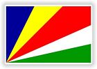 SEYCHELLES  FLAG DRAPEAU sticker bumper decal tablet pc car autocollant