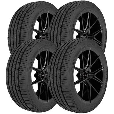 (QTY 4) 205/45R17 Leao Lion Sport 3 88W XL Black Wall Tires Foto 1 de 4