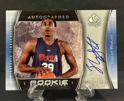 Bracey Wright Auto Rookie 2005-06 SP Authentic #130 #/1299 - Image 1 of 2