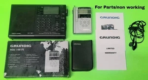 Realistic DX-380 & Grundig Mini World 100 PE Radios For Parts/Repair As-Is - Picture 1 of 10